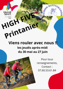 Lire la suite à propos de l’article HIGH FIVE PRINTANIER