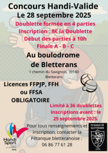 Lire la suite à propos de l’article Concours handi-valide